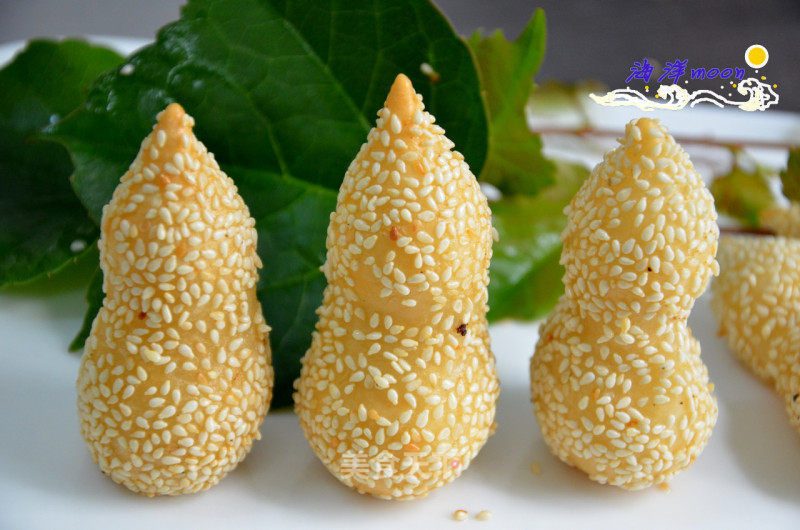 葫芦小麻团的做法_葫芦小麻团怎么做_海洋moon的菜谱_美食天下