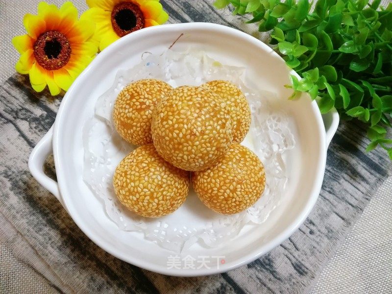 紫薯麻团的做法_紫薯麻团怎么做_烟雨心灵的菜谱_美食天下