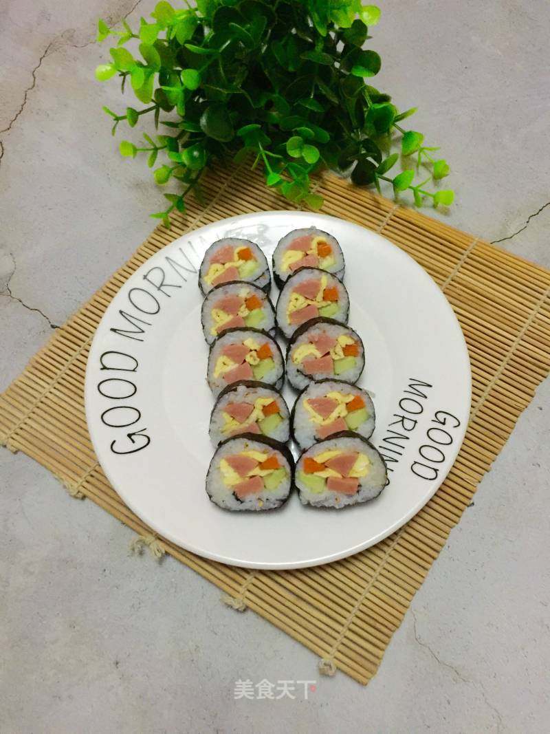 紫菜包饭的做法_紫菜包饭便当_紫菜包饭怎么做_流沙橙子的菜谱_美食天下