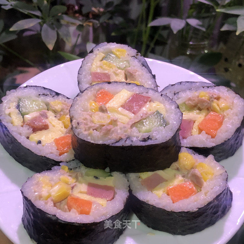 紫菜包饭的做法_紫菜包饭怎么做_大蜜呀v的菜谱_美食天下