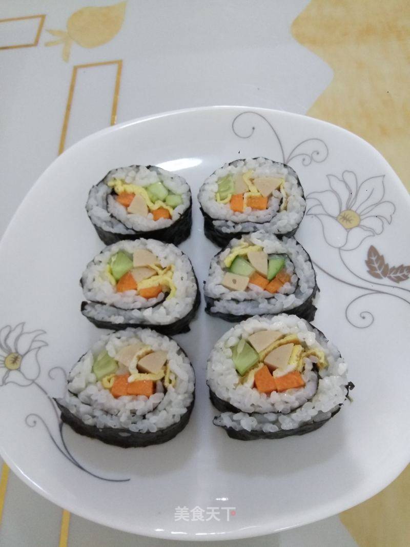 紫菜包饭的做法_紫菜包饭怎么做_hb俗人的菜谱_美食天下