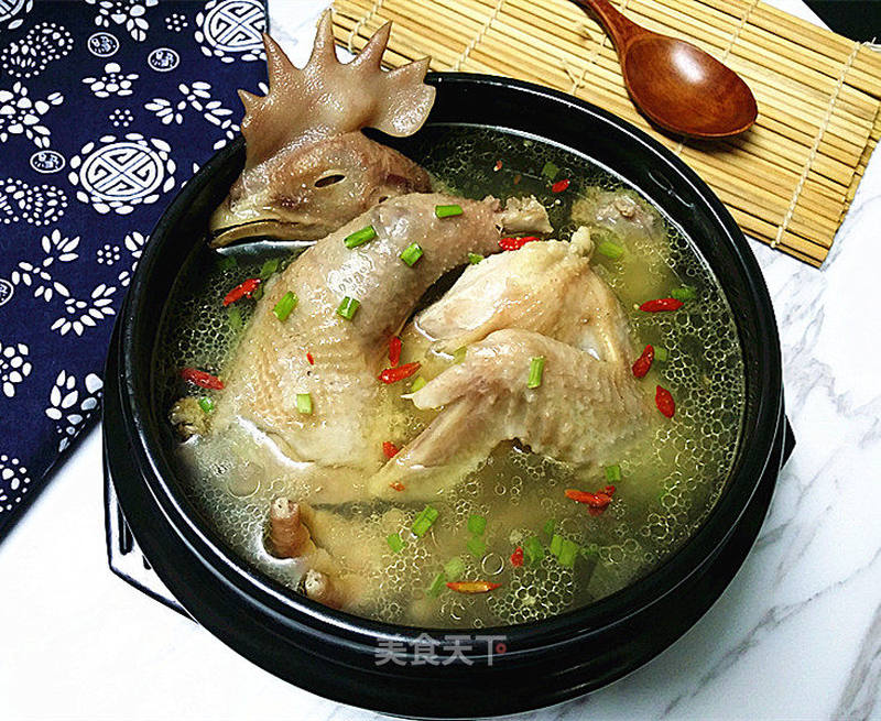 原味老母鸡汤的做法_原味老母鸡汤怎么做_老方小雨的菜谱_美食天下
