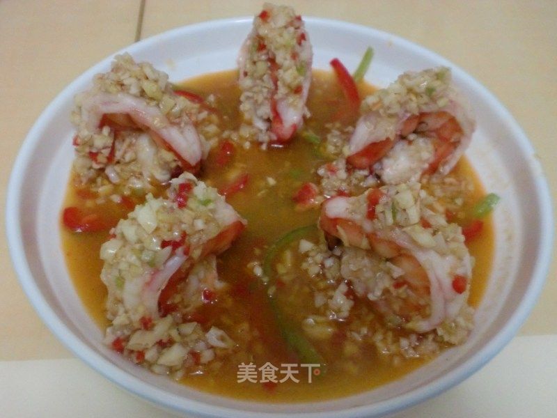 鲜蒸芙蓉虾的做法_鲜蒸芙蓉虾怎么做_菜谱_美食天下