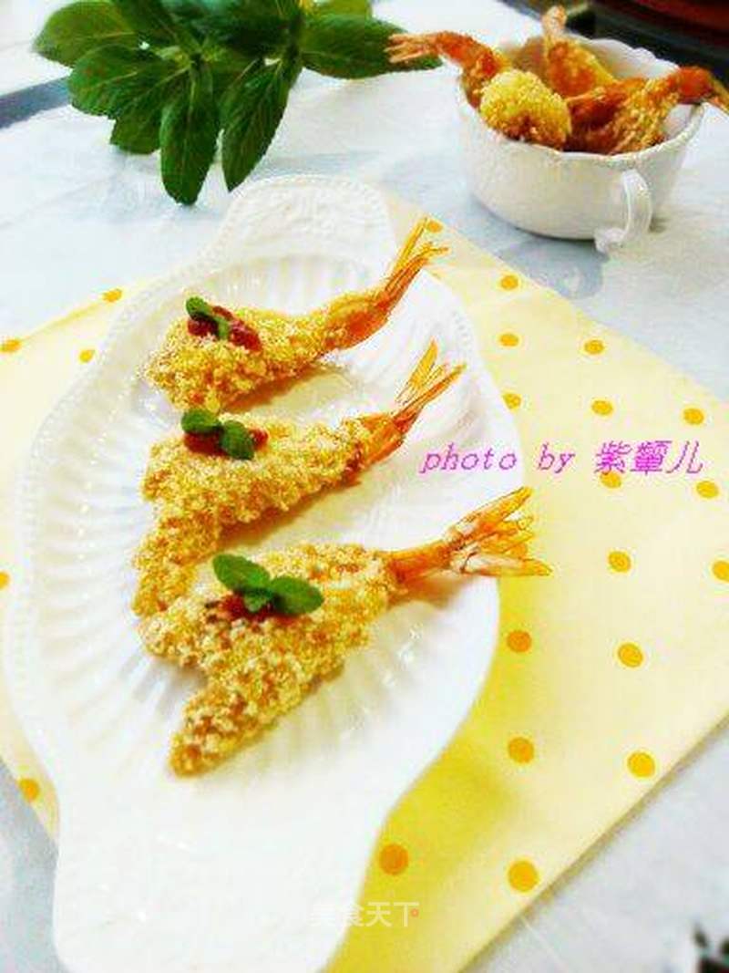 香炸芙蓉虾的做法_香炸芙蓉虾怎么做_紫颦儿的菜谱_美食天下