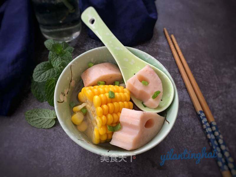 莲藕玉米骨头汤的做法_“妈妈的味道”莲藕玉米骨头汤_莲藕玉米骨头汤怎么做_倚兰听海的菜谱_美食天下
