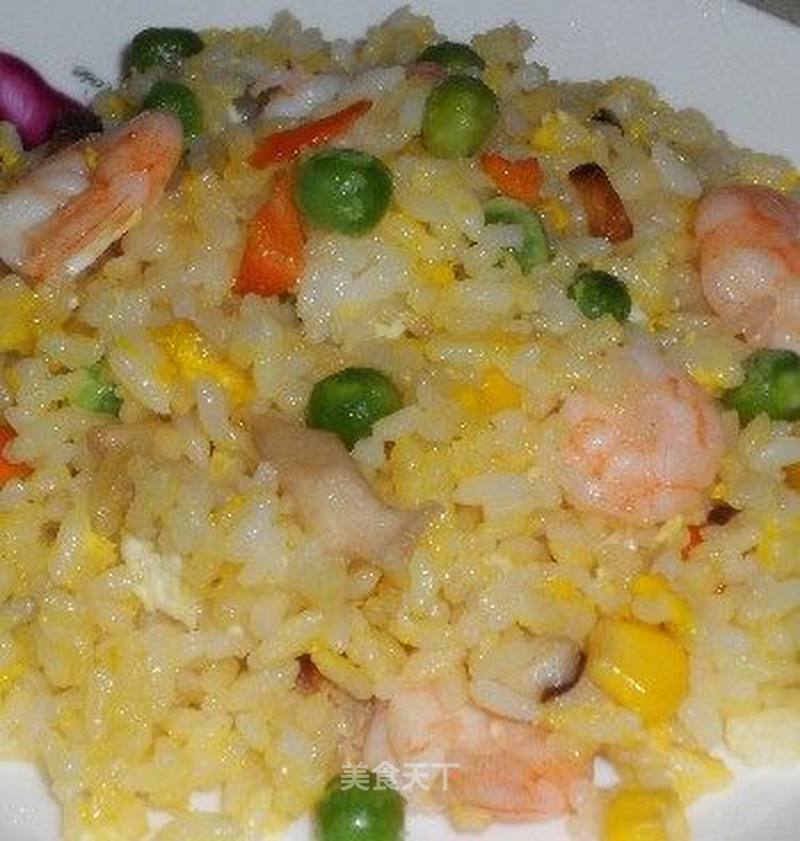 五彩炒饭的做法_五彩炒饭(扬州炒饭)_五彩炒饭怎么做_菜谱_美食天下