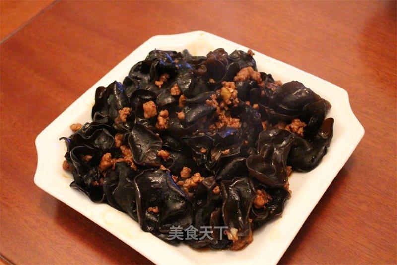 肉沫炒木耳的做法_肉沫炒木耳怎么做_萌萌哒@爱吃的菜谱_美食天下