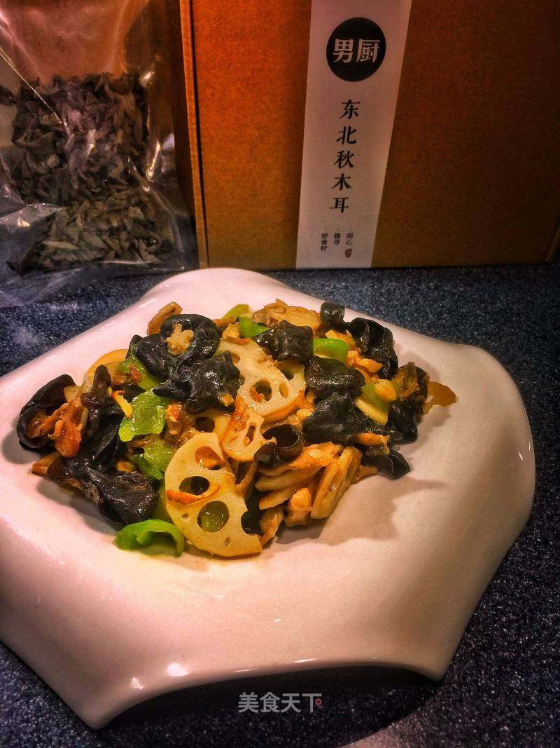 木耳藕片炒肉的做法_木耳藕片炒肉怎么做_star时光的菜谱_美食天下