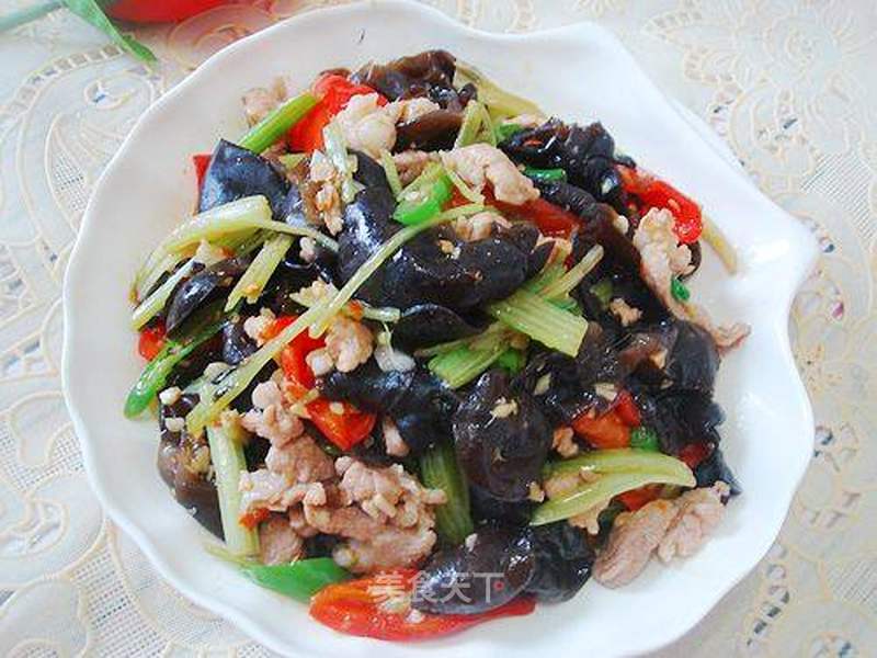木耳炒肉的做法_【湘菜】木耳炒肉_木耳炒肉怎么做_菜谱_美食天下