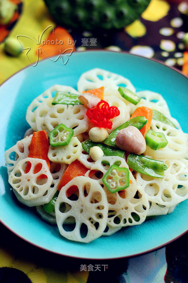 荷塘小炒的做法_荷塘小炒怎么做_壹的梦想的菜谱_美食天下