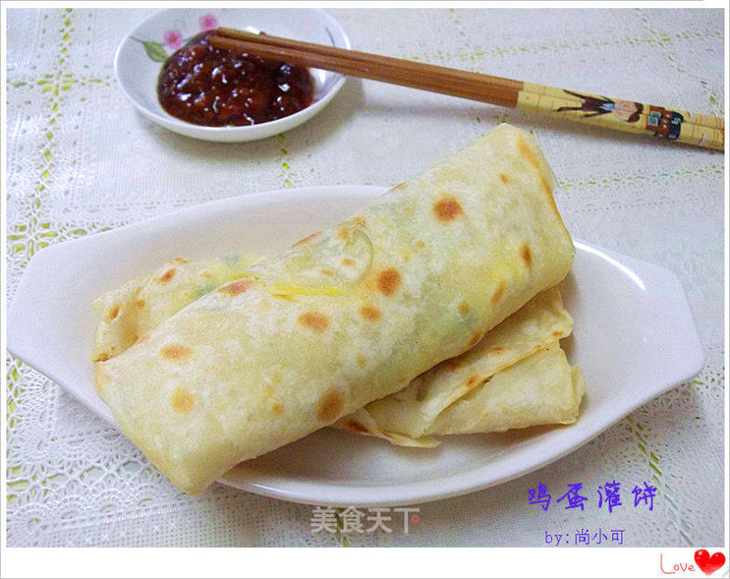鸡蛋灌饼的做法_鸡蛋灌饼怎么做_尚小可的菜谱_美食天下