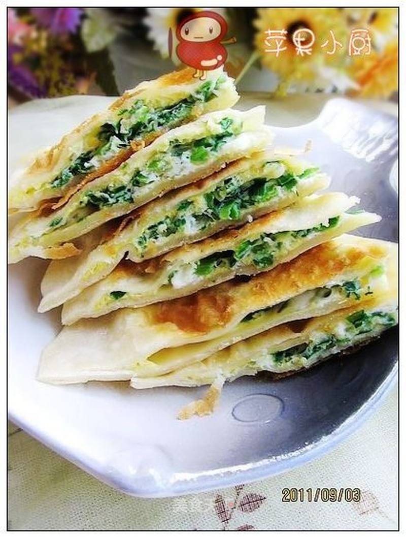 韭菜鸡蛋灌饼的做法_韭菜鸡蛋灌饼怎么做_菜谱_美食天下