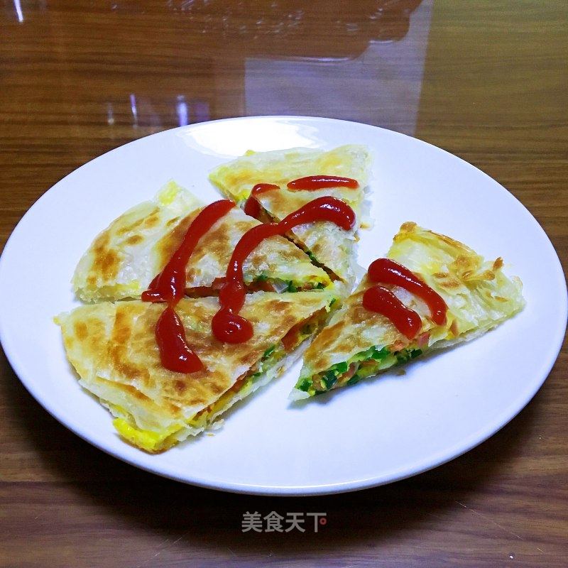 懒人版鸡蛋灌饼的做法_懒人版鸡蛋灌饼怎么做_香香的小厨房的菜谱_美食天下