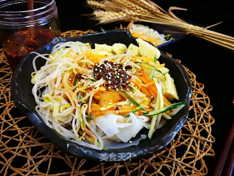 凉皮_自制凉皮_钱钱de餐桌的菜谱_美食天下