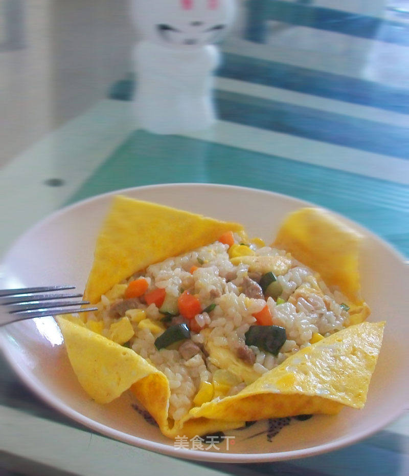 蛋包饭的做法_蛋包饭怎么做_菜谱_美食天下