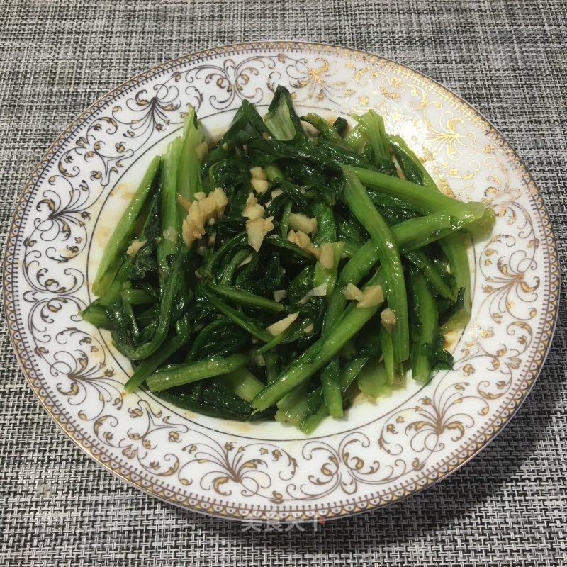 蒜蓉油麦菜的做法_蒜蓉油麦菜怎么做_RLing的菜谱_美食天下