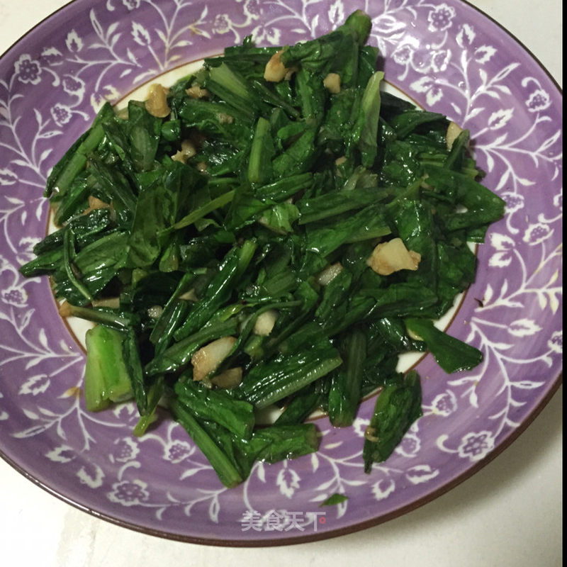 蒜蓉油麦菜的做法_蒜蓉油麦菜怎么做_haihai1120的菜谱_美食天下