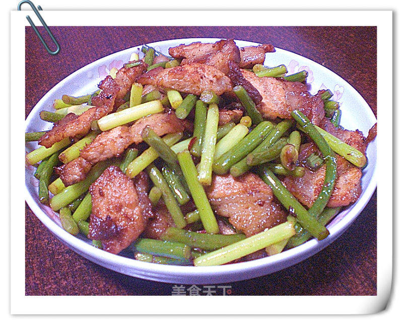 蒜苗炒肉的做法_蒜薹炒肉_蒜苗炒肉怎么做_菜谱_美食天下