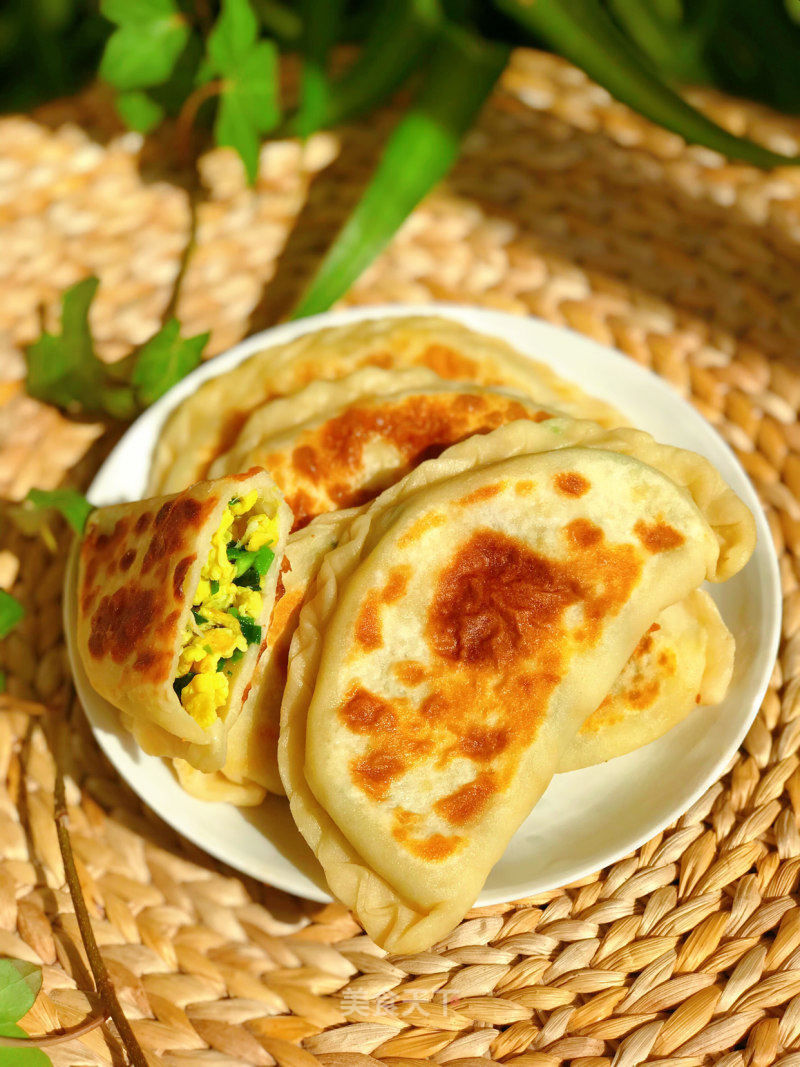 韭菜盒子的做法_韭菜盒子怎么做_不愿下楼的猫的菜谱_美食天下