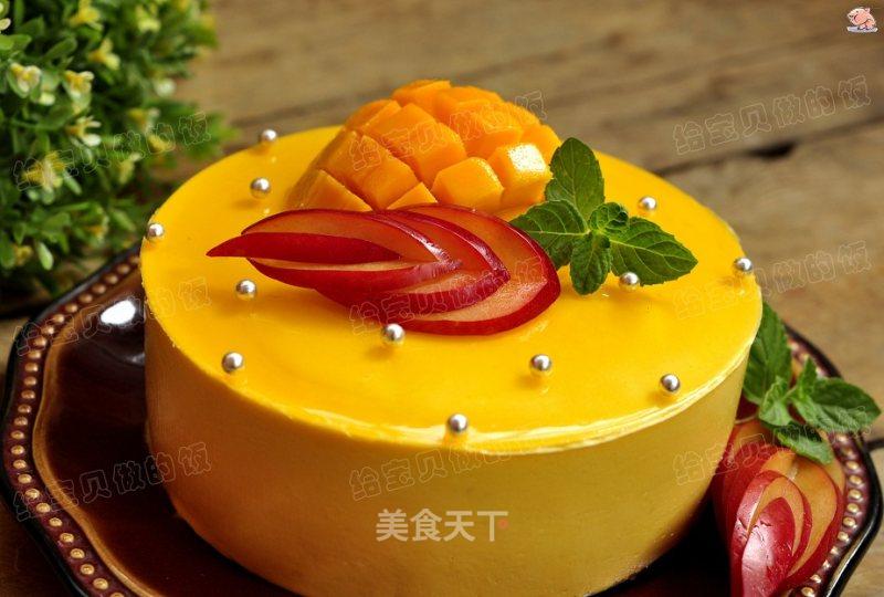 芒果慕斯蛋糕的做法_芒果慕斯蛋糕怎么做_给宝贝做的饭的菜谱_美食天下