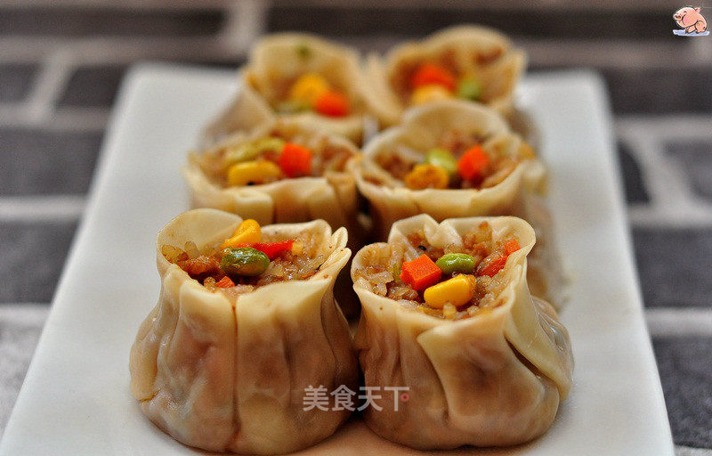 饺子皮糯米烧卖的做法_饺子皮糯米烧卖怎么做_给宝贝做的饭的菜谱_美食天下