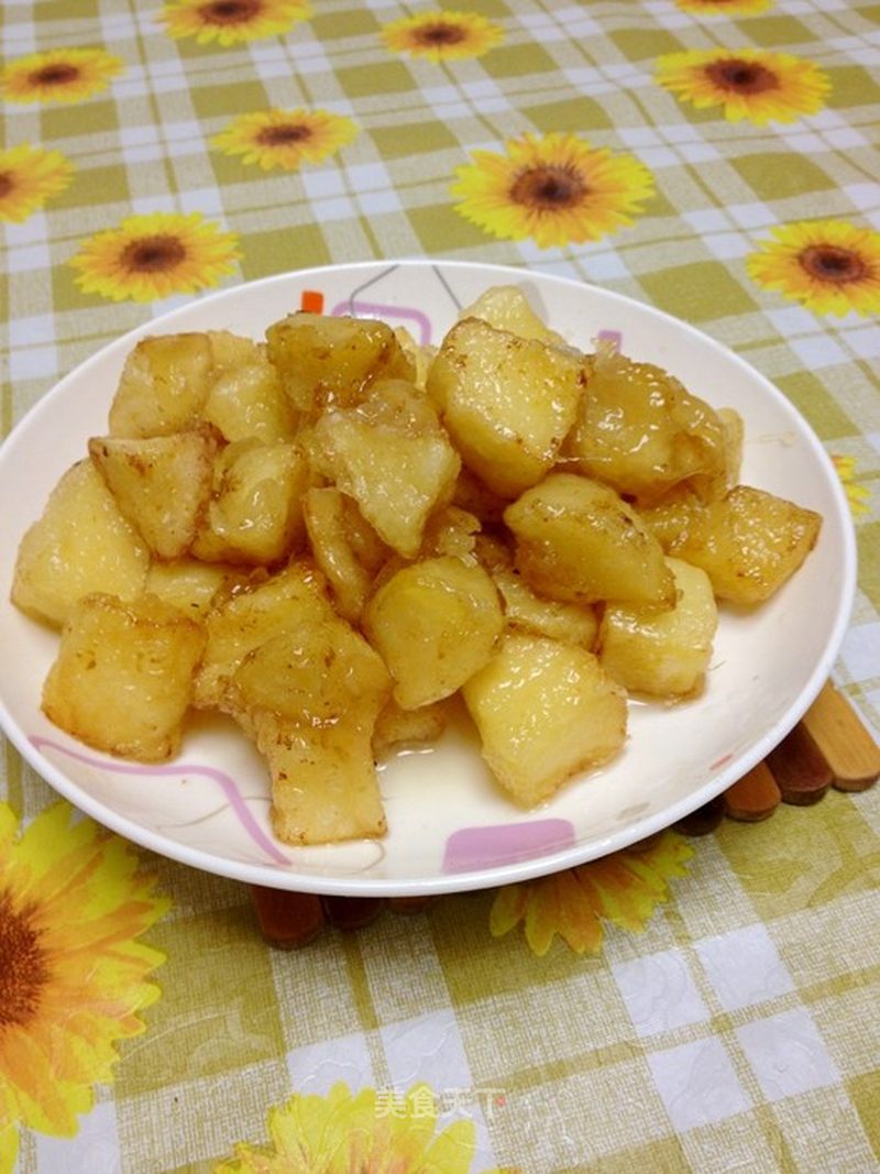 拔丝苹果的做法_拔丝苹果怎么做_huihuiren的菜谱_美食天下
