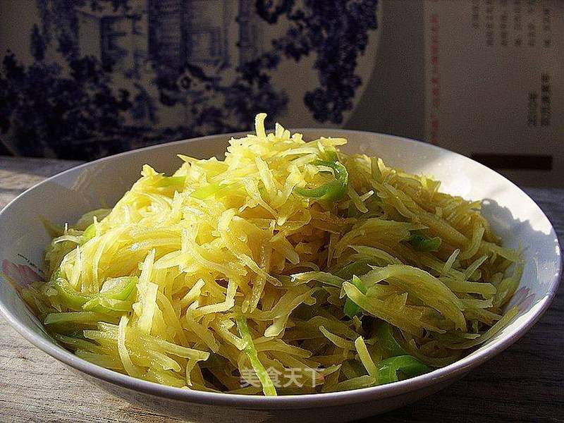 青椒土豆丝的做法_家常快炒—–青椒土豆丝_青椒土豆丝怎么做_菜谱_美食天下