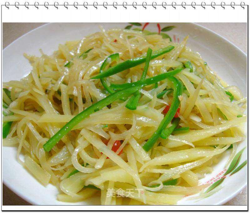 青椒土豆丝的做法_最普通的家常菜–青椒土豆丝_青椒土豆丝怎么做_菜谱_美食天下