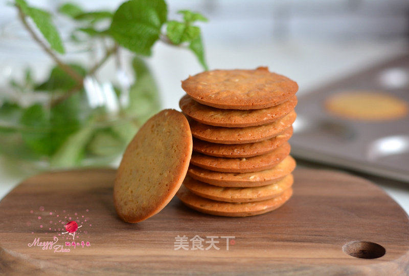 燕麦酥脆饼的做法_燕麦酥脆饼怎么做_Meggy跳舞的苹果的菜谱_美食天下