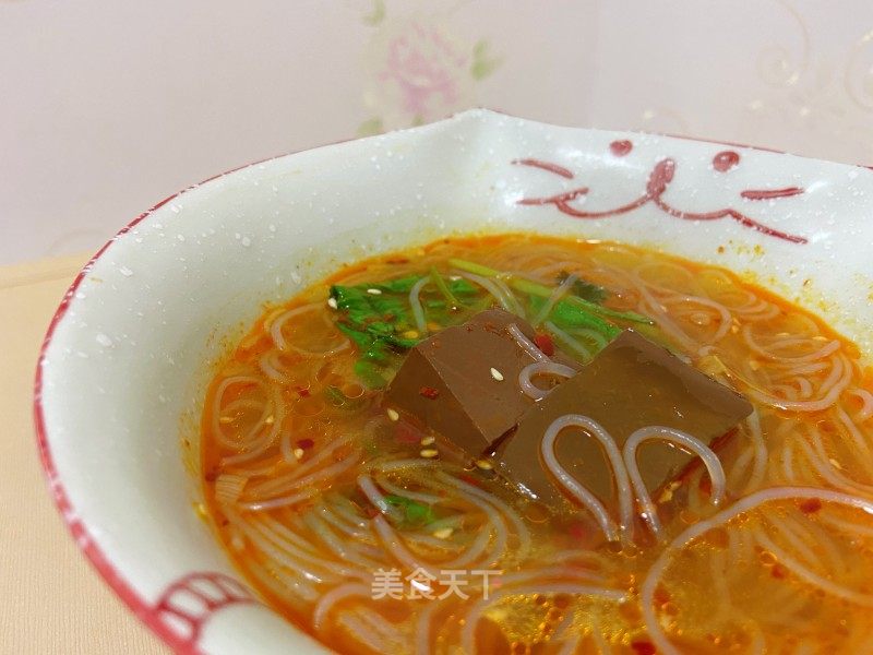 鸭血粉丝汤的做法_鸭血粉丝汤怎么做__囍宝_的菜谱_美食天下