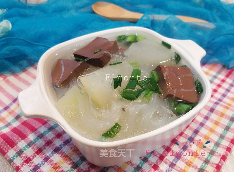 冬瓜鸭血粉丝汤的做法_冬瓜鸭血粉丝汤怎么做_elmonte的菜谱_美食天下