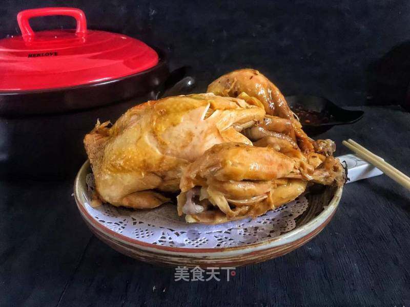 砂锅盐焗鸡的做法_砂锅盐焗鸡怎么做_尖角小荷的菜谱_美食天下