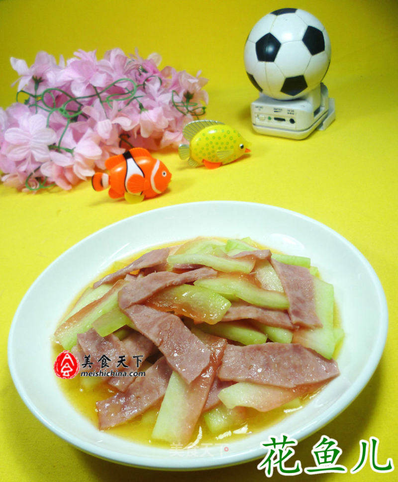 培根炒西瓜皮的做法_培根炒西瓜皮怎么做_花鱼儿的菜谱_美食天下