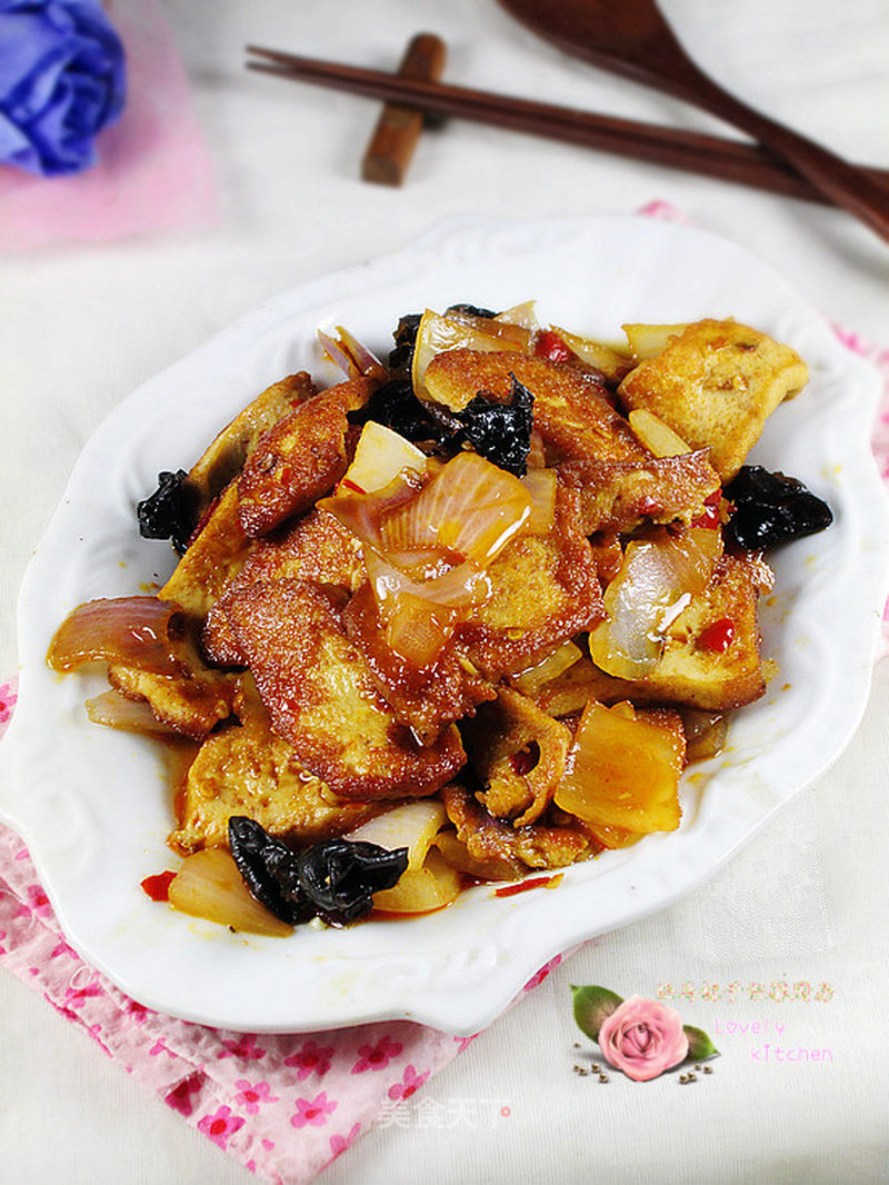 回锅豆腐_家常回锅豆腐_西马栀子的菜谱_美食天下