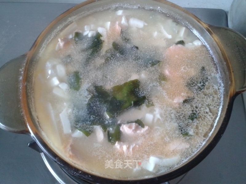 三文鱼味增汤的做法_三文鱼味增汤怎么做_家有馋宝的菜谱_美食天下