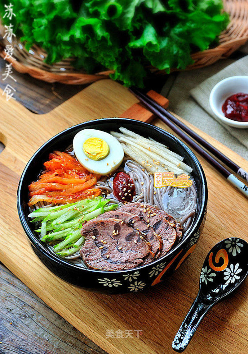 冰爽弹牙冷面的做法_炎炎夏日最爱冰爽弹牙冷面——汤汁是灵魂_冰爽弹牙冷面怎么做_苏苏爱美食的菜谱_美食天下