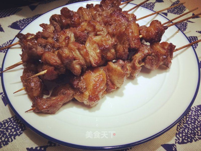 烤羊肉串的做法_烤羊肉串怎么做_喜欢美食的洋洋的菜谱_美食天下