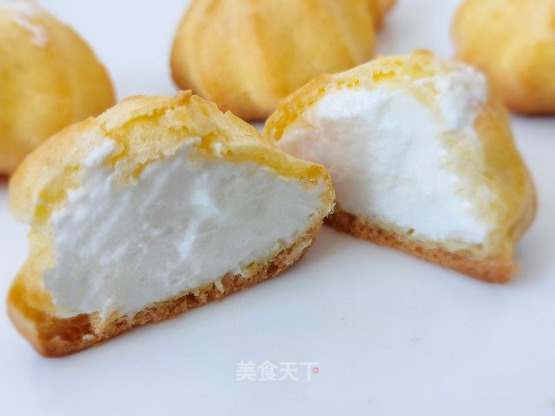奶油泡芙的做法_奶油泡芙怎么做_诗韵墨香的菜谱_美食天下