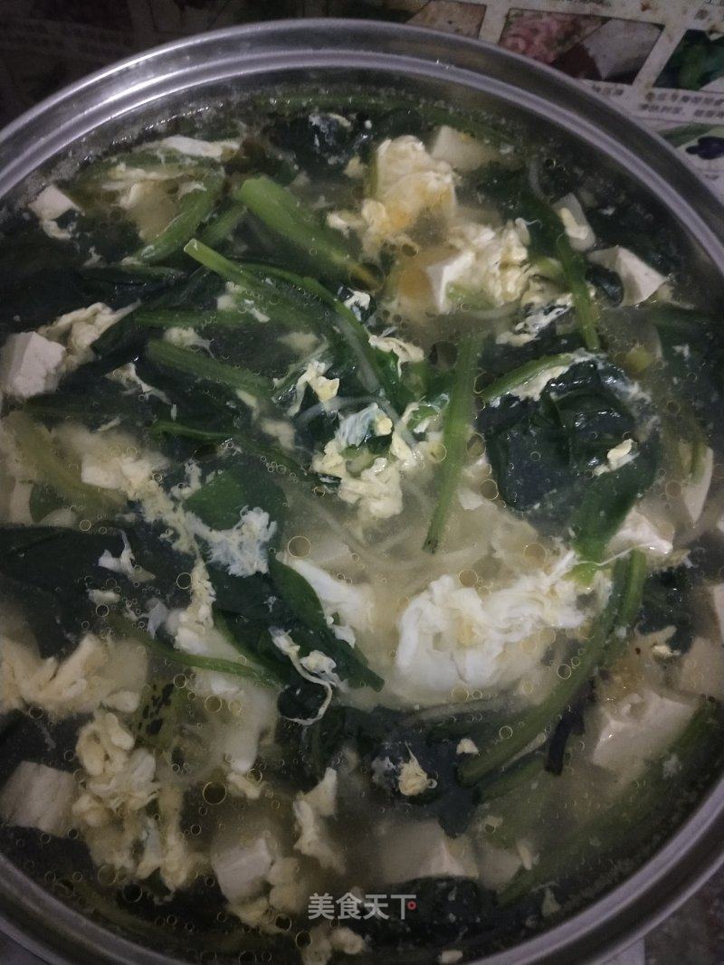 菠菜鸡蛋汤的做法_菠菜鸡蛋汤怎么做_无限青春110的菜谱_美食天下