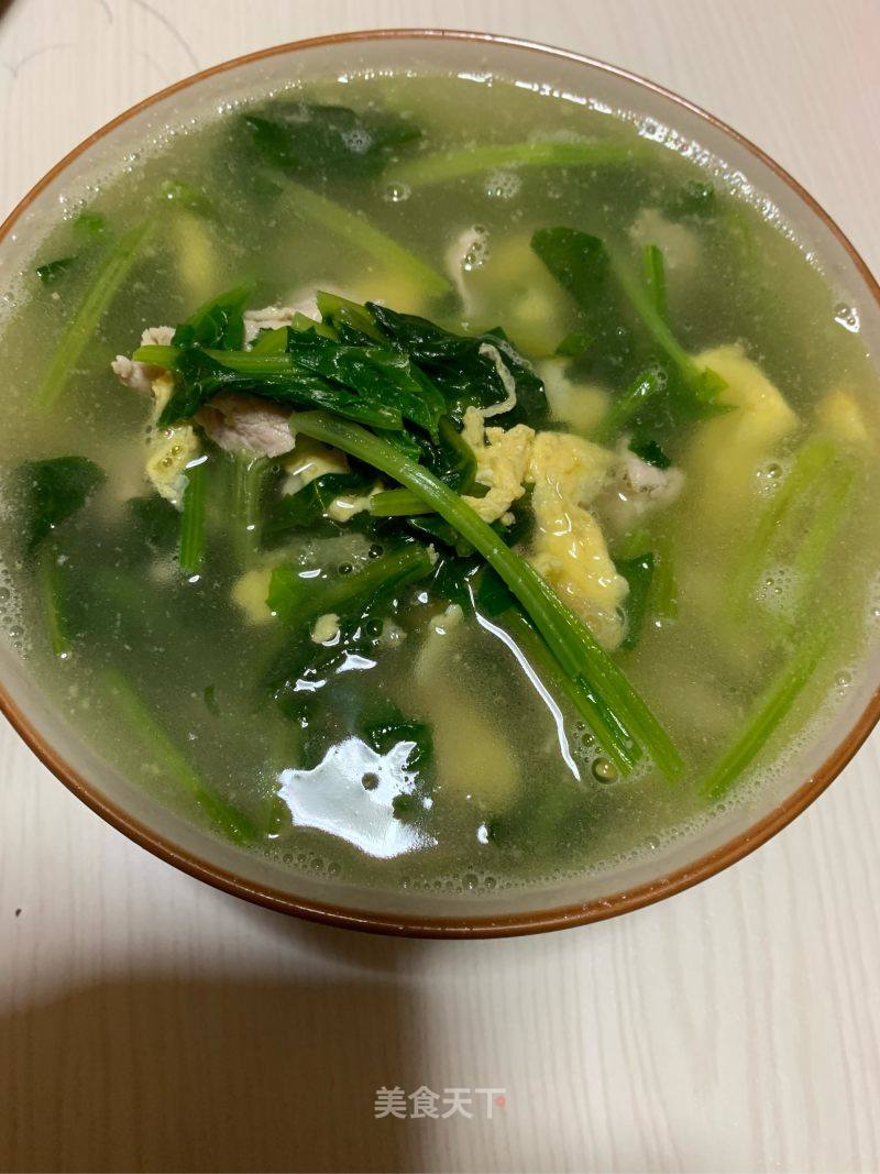 菠菜瘦肉鸡蛋汤的做法_菠菜瘦肉鸡蛋汤怎么做_笑梦的菜谱_美食天下