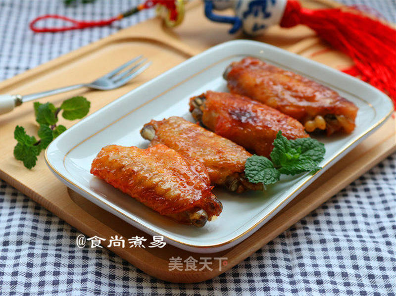 新奥尔良烤鸡中翅的做法_新奥尔良烤鸡中翅怎么做_食尚煮易的菜谱_美食天下