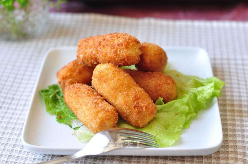 虾仁奶油可乐饼的做法_虾仁奶油可乐饼怎么做_芹意的菜谱_美食天下