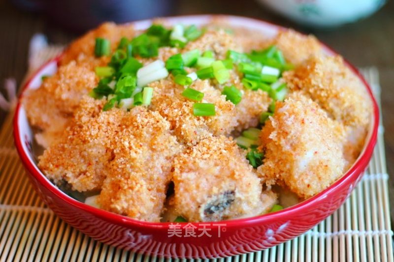 粉蒸排骨的做法_粉蒸排骨怎么做_黄豆豆的一家的菜谱_美食天下
