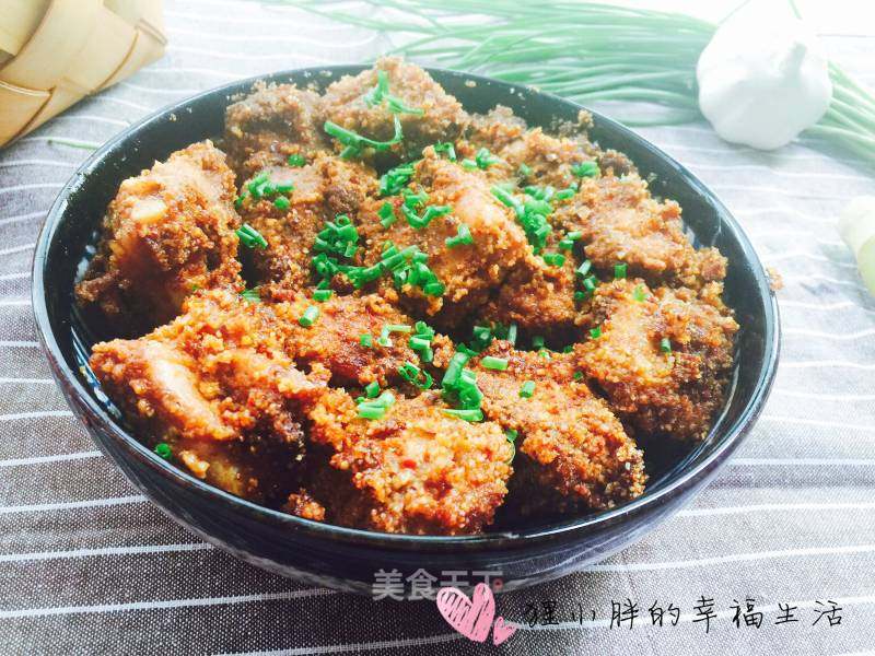 粉蒸排骨的做法_粉蒸排骨怎么做_白茶home的菜谱_美食天下