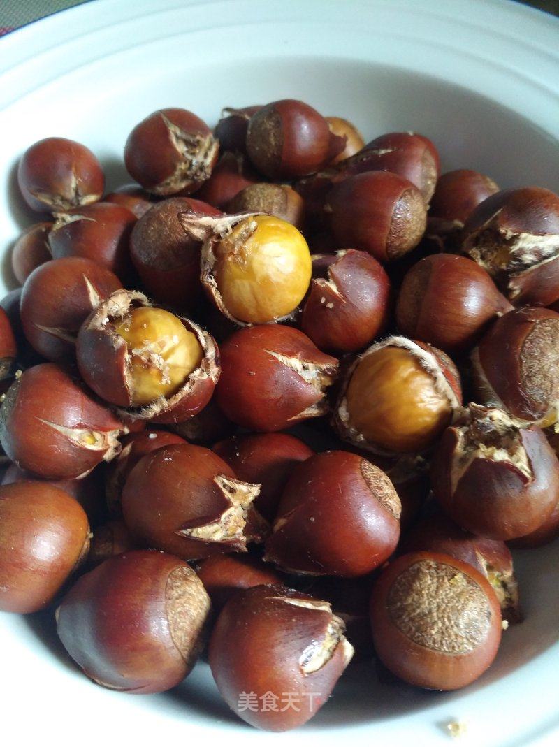 糖炒栗子_简单版糖炒栗子_春天食记的菜谱_美食天下