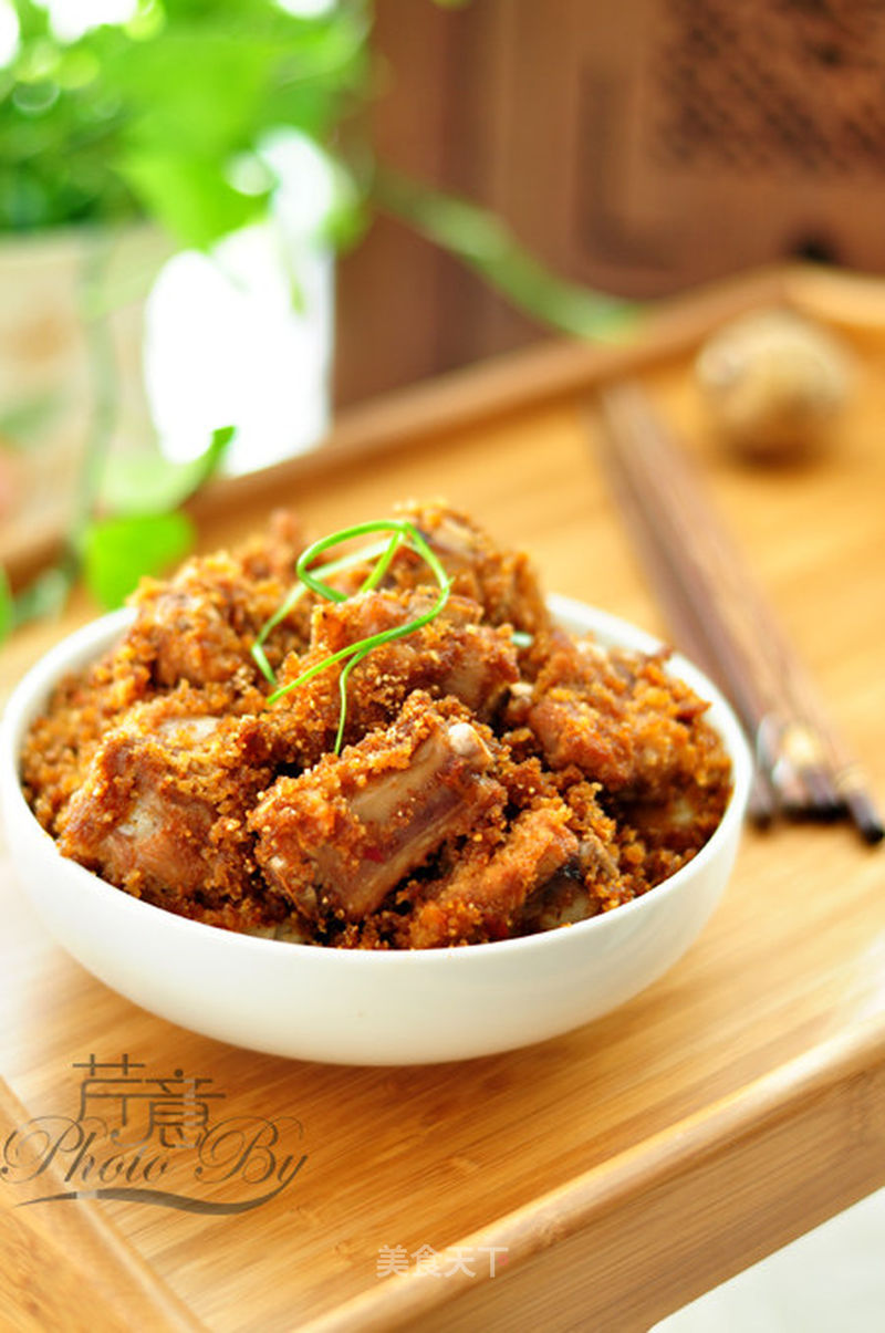 粉蒸排骨的做法_川味粉蒸排骨_粉蒸排骨怎么做_芹意的菜谱_美食天下