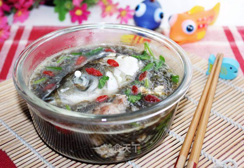 鱼头紫菜蛋花汤的做法_鱼头紫菜蛋花汤怎么做_莫言catlam的菜谱_美食天下