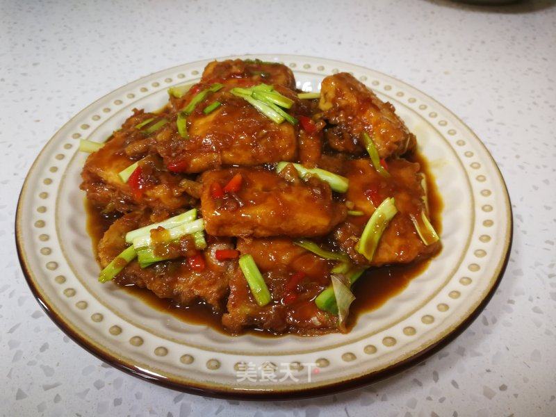 红烧豆腐的做法_红烧豆腐怎么做_等的心跳的菜谱_美食天下