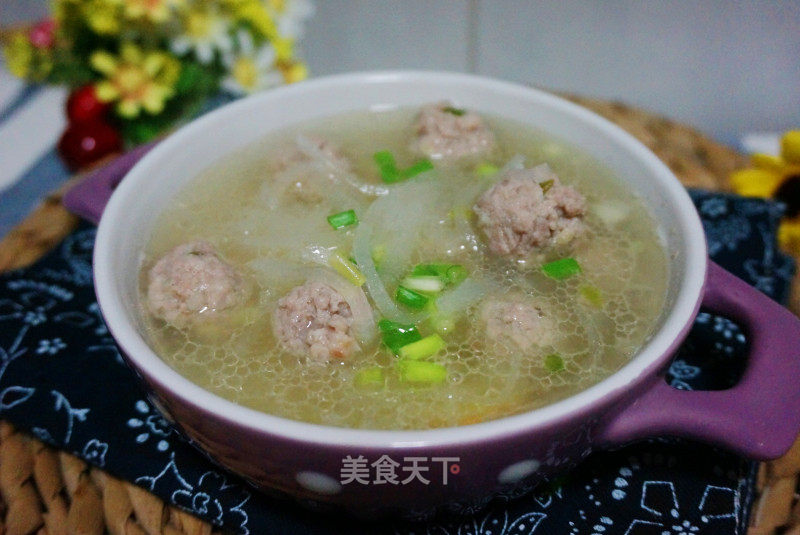 萝卜丝汆肉丸汤的做法_萝卜丝汆肉丸汤怎么做_泥泥_鳅鳅的菜谱_美食天下