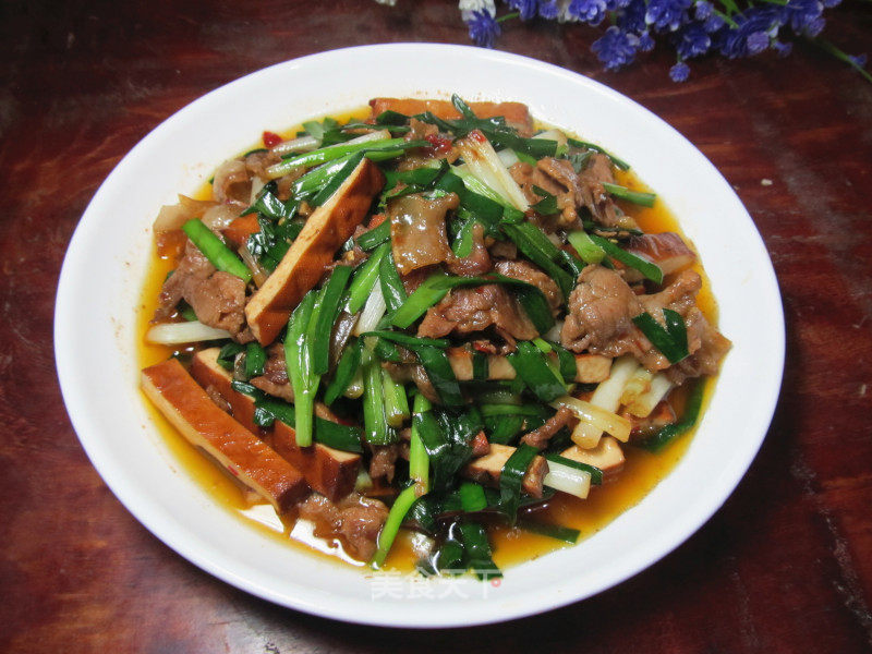 韭菜香干炒肉片的做法_【四川】韭菜香干炒肉片_韭菜香干炒肉片怎么做_O西葫芦O的菜谱_美食天下